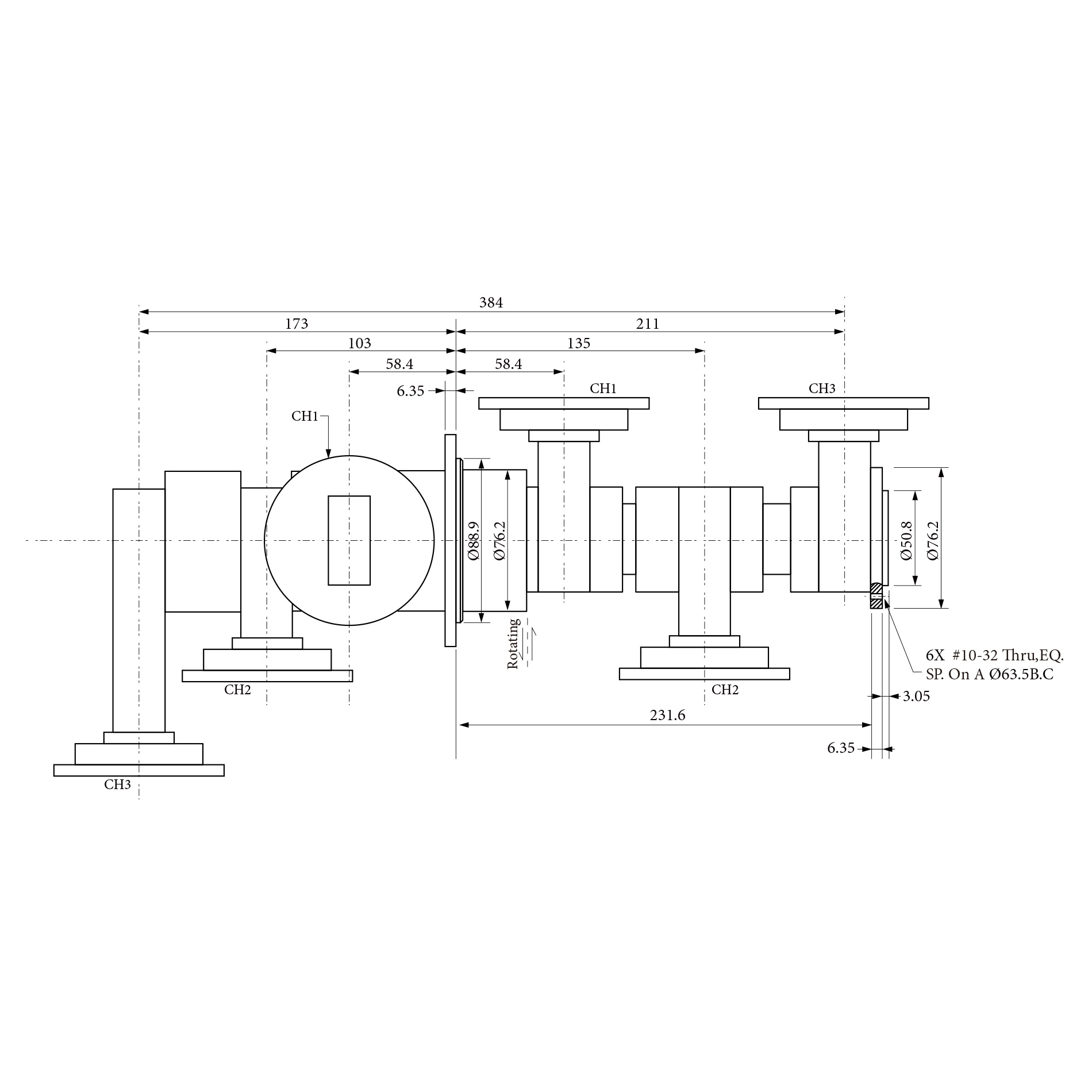 ·תŦRJ153186 1CH 2CH 3CHΪ5.4 ~5.9 GHz WR 187 Flange